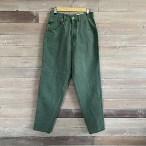 Femme Fatale No Excuses Green Jeans Size 9/10 NWT Vintage